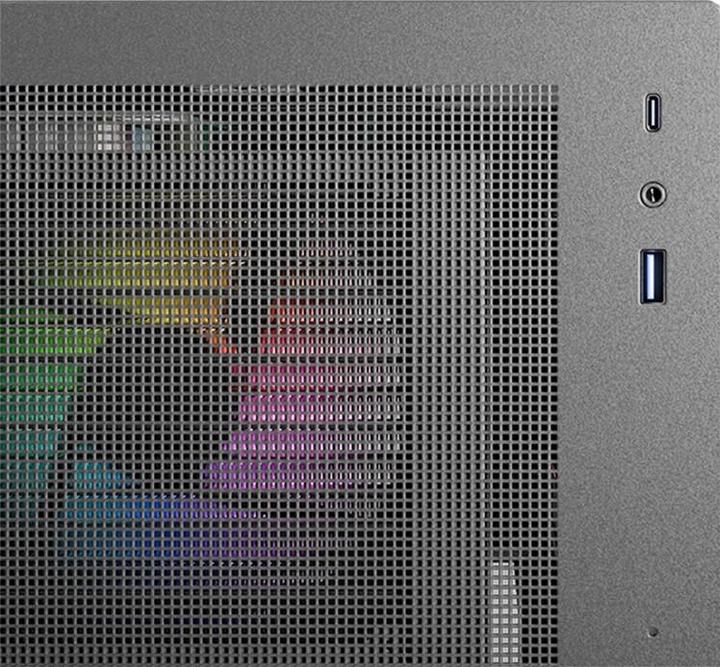 Produktbild LC-Power Geh?use Micro-ATX 717B black USB3.2/Audio,o.Netzteil (Mini-ITX, ATX, mATX)