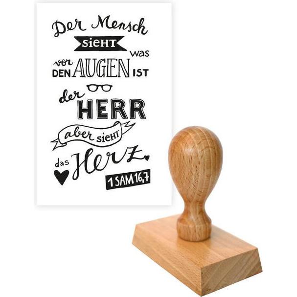 Camino, Stempel, Stempel Der Mensch sieht was vor den Au