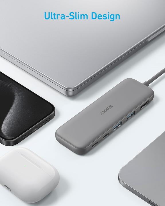 Actual product image Anker USB-C Hub mit 4K HDMI und 5Gbps Datenanschluss (USB-C, 4 ports)