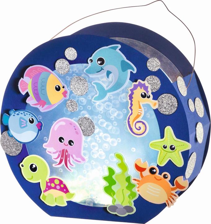 Actual product image Folia Lantern craft set underwater world (1 x)
