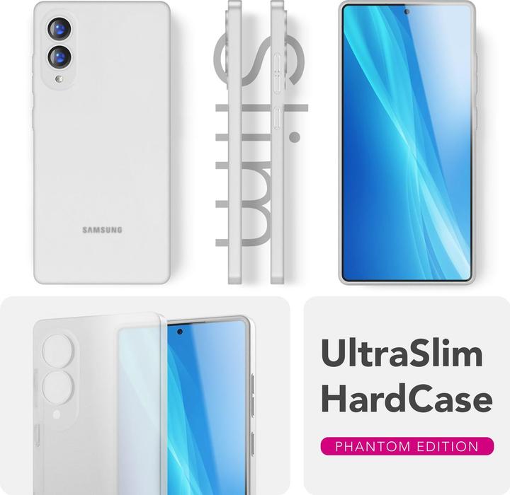 Produktbild Nalia Phantom - 0,3mm Extrem Dünn, Federleicht, Mattiert, Minimalistisch - Ultra-Slim Handycase (Samsung Galaxy S25 Edge)