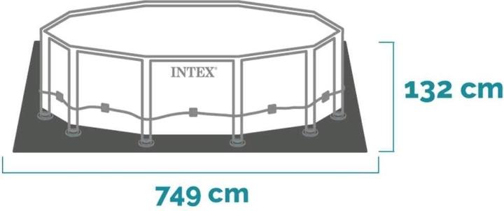 Actual product image Intex 7.32M X 1.32M ULTRA XTR FRAME POOL SET (Ø 732 x 132 cm)