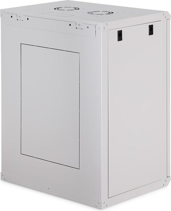 Immagine prodotto Digitus 48,3cm 19inch armadio a muro 16HE SoHoline RAL7035 grigio H816mmxW600mmxD450mm con porta in vetro (16 HE, Rack da 19 pollici)