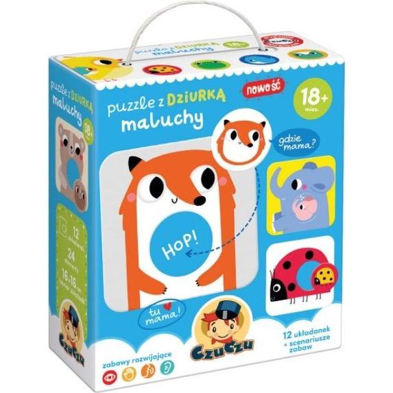Czuczu Puzzles mit Loch für Kleinkinder (24 Teile)