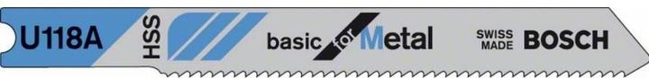 Produktbild Bosch Professional Zubehör Stichsägeblatt U 118 A Basic for Metal, 3er-Pack