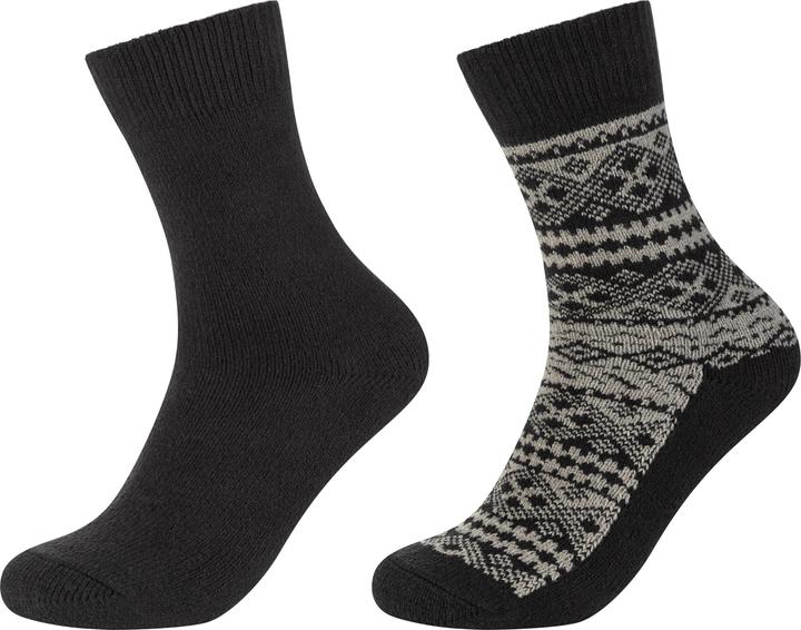 Produktbild Camano Cosy Jacquard Kuschelsocken (2er Pack, 43 - 46)