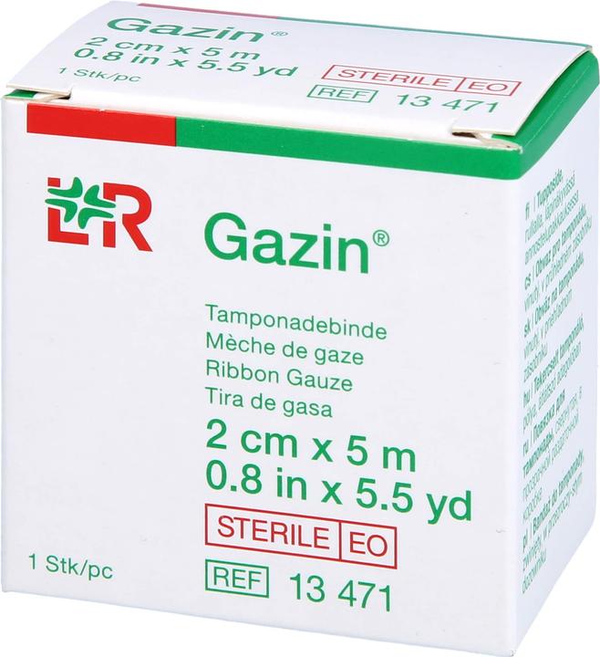 Actual product image Gazin Tamponadebinden 2cmx5m steril
