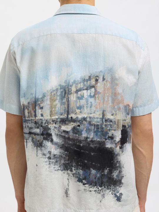 Actual product image Selected Homme Print Kurzarmhemd (S)