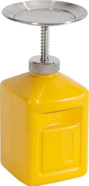 Actual product image Falcon Plunger can, yellow polyethylene, capacity 1 l.