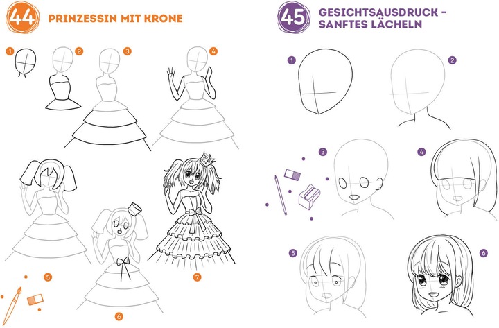 Produktbild 300 Motive zeichnen - Manga (Deutsch, Lise Herzog, 2024)