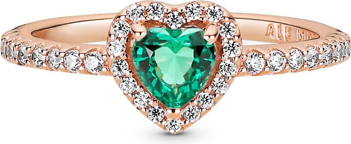 Produktbild Pandora 14k Rose Gold Sparkling Heart Ring (50, 585/14 K Gold)