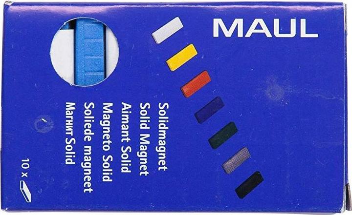 Image du produit Maul aimant adhésif MAULsolid, force d'adhérence : 1,0 kg, bleu (10x)