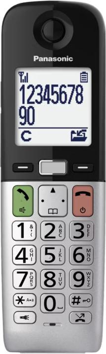 Actual product image Panasonic KX-TGU430EXB DECT Telefoon met Groot Display/Toetsen - Duo Set