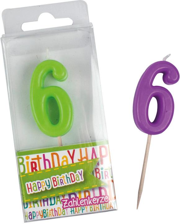 Immagine prodotto Trendhaus Candele cifra Birthday Fun Glitter Mini (6 x)