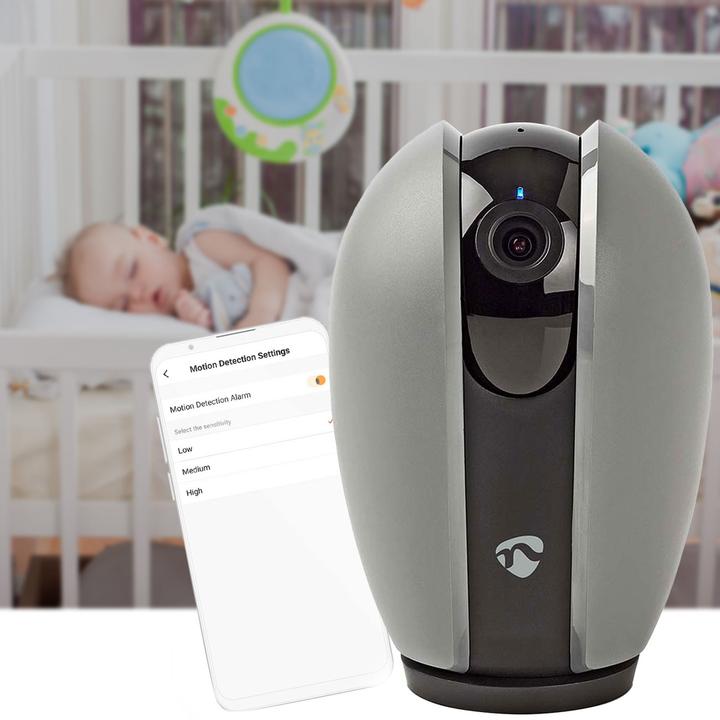 Immagine prodotto Nedis WIFICI21CGY SmartLife Vnitřní Camera | Wi-Fi | Full HD 1080p | Náklon | (1920 x 1080 Pixels)