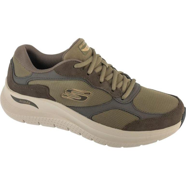 Skechers, Uomini, Sneaker, Arch Fit 2.0 - The Keep - Heren Sneakers - Olijfgroen, Verde, (41)