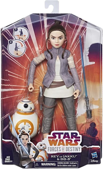 Image du produit Hasbro Poupée Star Wars Rey et Bb8