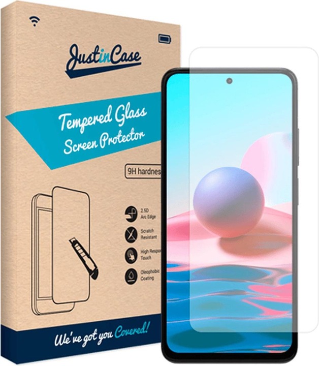 Immagine prodotto Just in Case Proteggi schermo in vetro temperato Xiaomi Redmi Note 10 (1 Pezzo/i, Xiaomi Redmi Note 10)