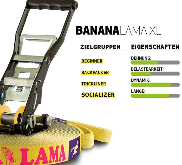 Immagine prodotto Gibbon Set di abbigliamento da albero Bananalama XL (25 m)