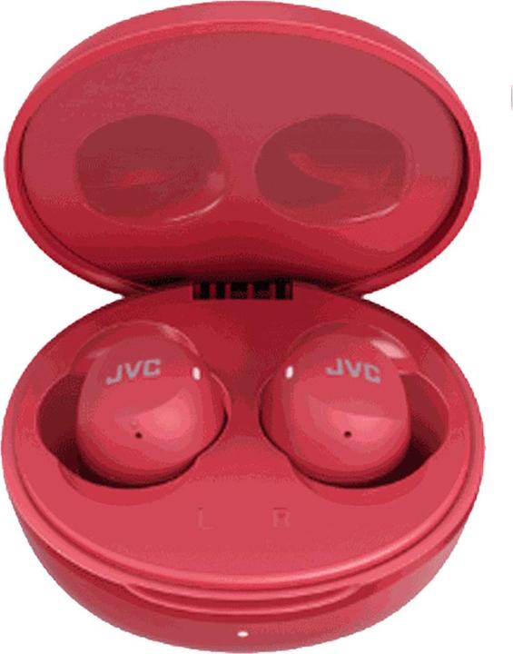 Actual product image JVC red HA-A6T-R-U Headphones In Ear TWS 3.9g lightweight (7.50 h, Wireless)