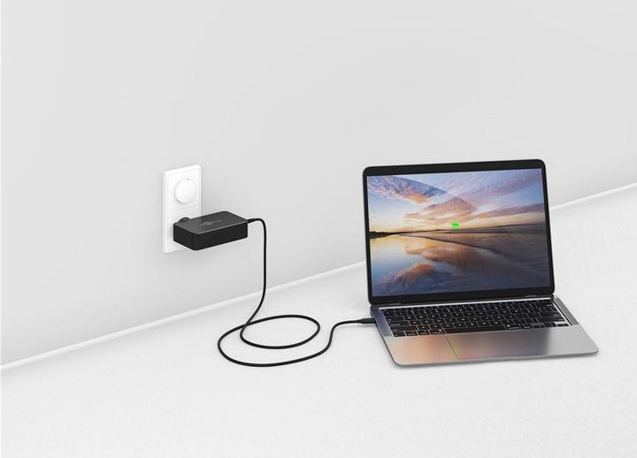 Produktbild Goobay USB-C-Ladegerät für Laptops 90 W schwarz (90 W)