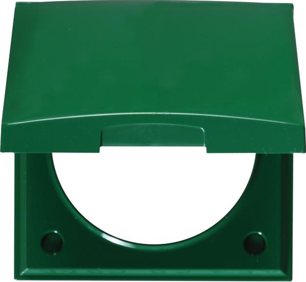 Green glossy
