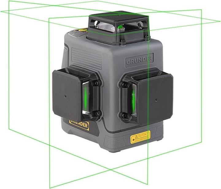 Actual product image Grunder CORDLESS LASER LEVEL 3X3D MTM350B
