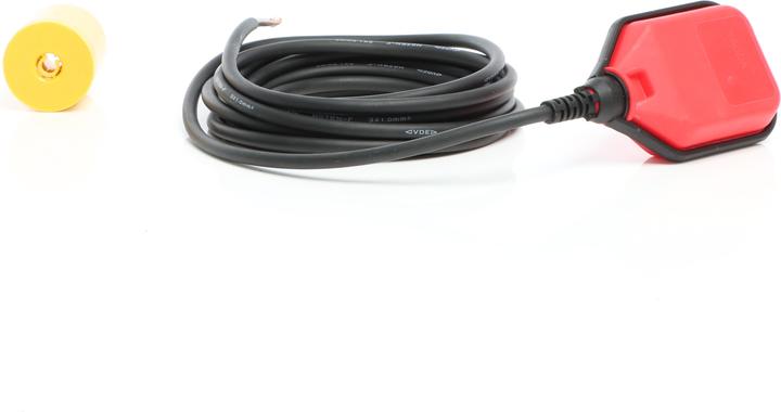 Produktbild Wiltec Schwimmerschalter Pumpe 230V 16A Rund Tauchpumpen Pegelschalter 5m Kabel (Schmutzwasserpumpe)