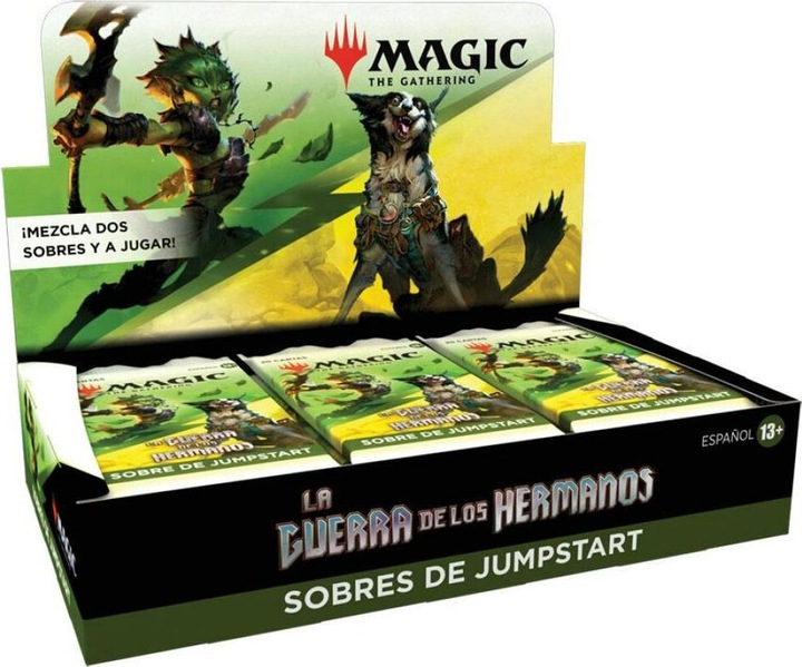 Produktbild Magic the Gathering La Guerra de los Hermanos présentoir boosters Jumpstart (18) *ESPAGNOL* (Spanisch, Booster Display)