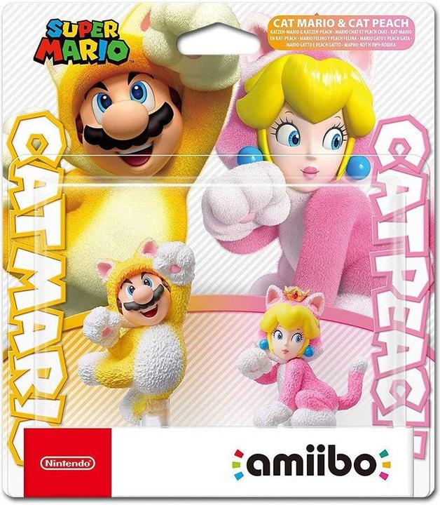 Nintendo Amiibo Double Pack Cat Mario e Cat Peach (Switch)