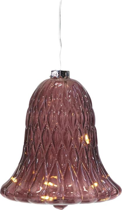 Actual product image Sirius Christmas bauble Luna Bell, Ø 9 cm, Bordeaux (1 -part)
