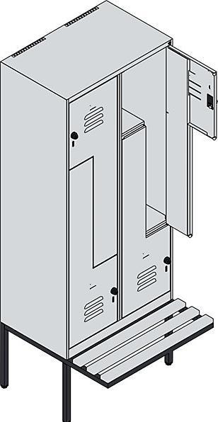 Immagine prodotto C+P Panchina Z locker Classic PLUS (80 cm, 212 cm)