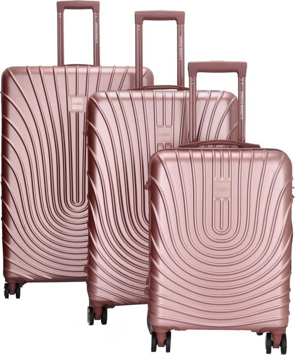 Actual product image Enrico Benetti Calgary 3 Trolley Set Rosé