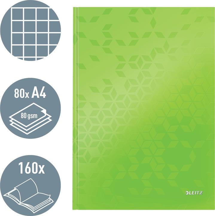 Produktbild Leitz Wow (A4, Kariert, Harter Einband)