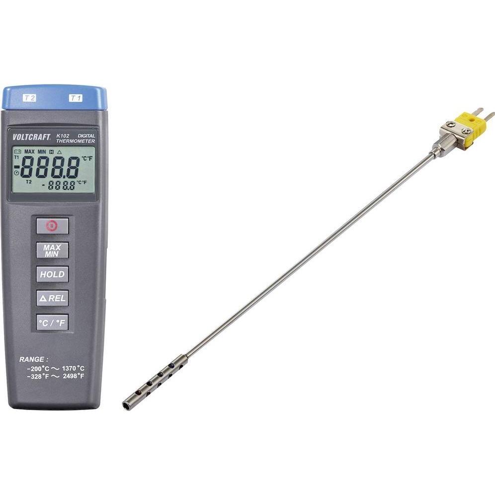 Voltcraft, Detektor, Digital-Thermometer + Luftfühler