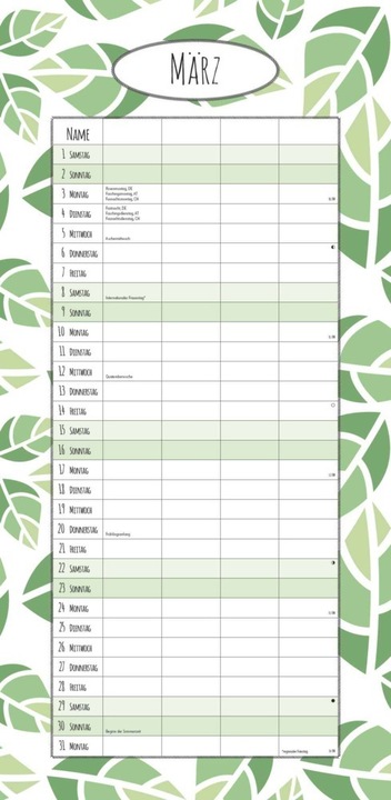 Produktbild Alpha Edition Familienplaner Deluxe 2025 Familienkalender, 22x45cm, Kalender mit 4 Spalten für (22 x 45 cm, Deutsch)