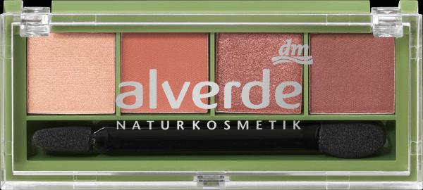 Produktbild dm alverde Lidschattenpalette Quattro (95 Burgundy Red)