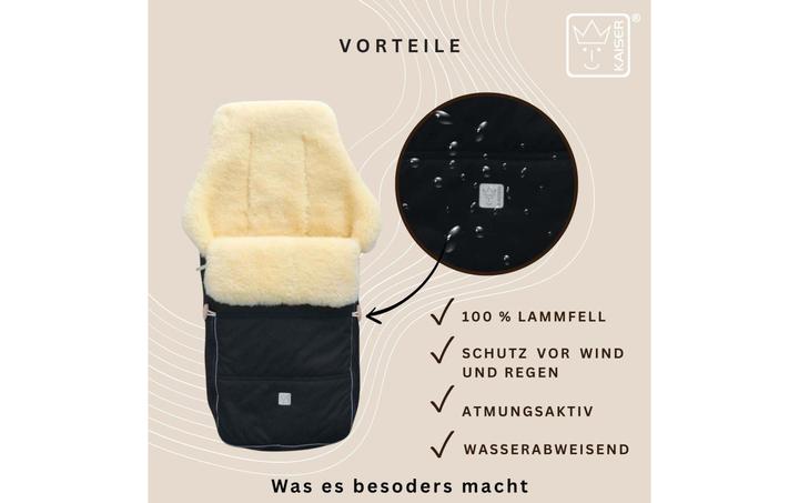 Produktbild Kaiser DOUBLAS 2.0 Lammfell Fusssack