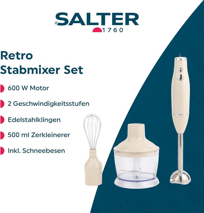 Image du produit Salter Retro 3-in-1 Blender Set