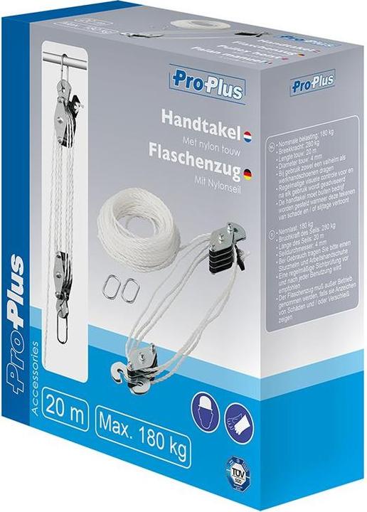 Image du produit ProPlus Poulie avec câble en nylon