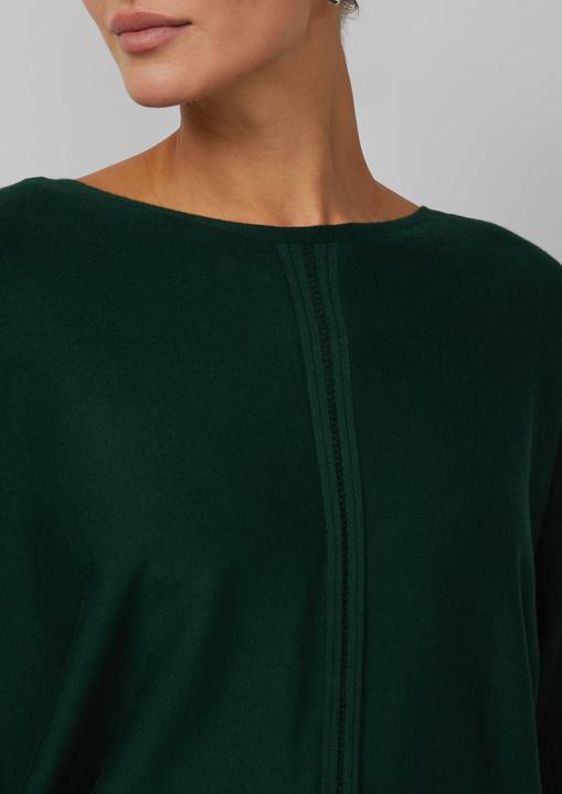 Produktbild s.Oliver Strickpullover Feinstrick-Pullover im Relaxed Fit mit Ajour-Details (34)