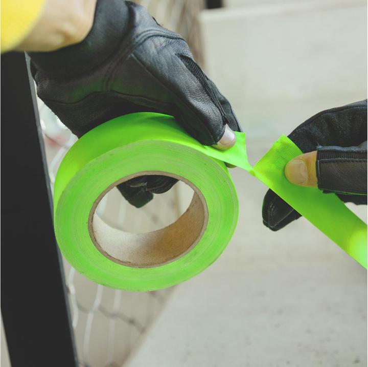 Image du produit Adam Hall Ruban adhésif tissé vert fluo (L x (38 mm)