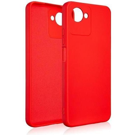 Beline Custodia in silicone Realme C30 czerwony /red (Realme C30), Cover smartphone, Rosso