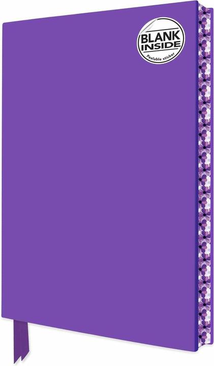 Image du produit Exquisit Notizbuch ohne Linien DIN A5: Malvenfarbig (A5, Blanc, Couverture rigide)