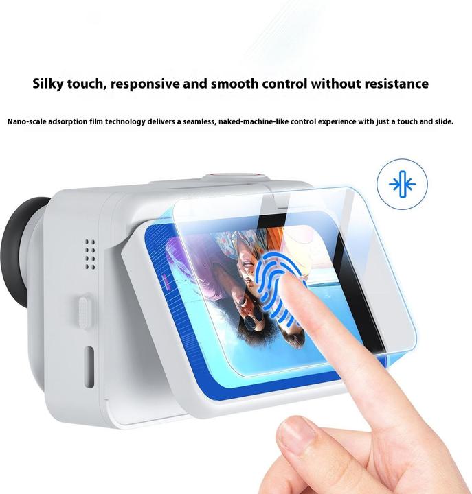 Actual product image aMagisn 2in1 Go Ultra display and camera protection armoured glass