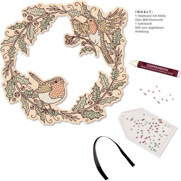 Actual product image Diamond Painting Holzkranz