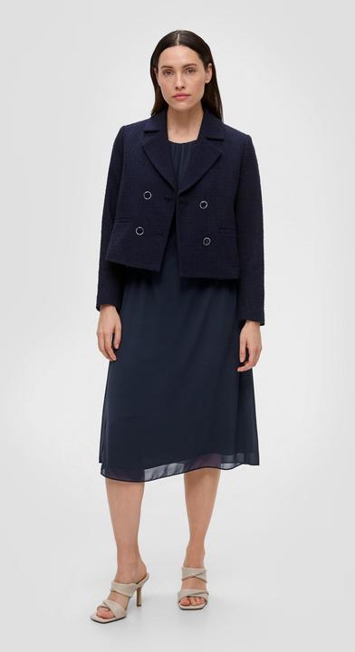 Produktbild s.Oliver Kleid Chiffonkleid mit Raffung (36)