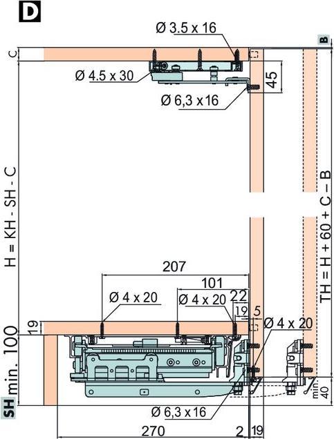 Actual product image HAWA Frontino 20 H FS sliding door set bottom/ top-running