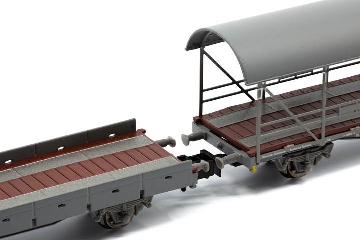 Image du produit Liliput Chariot d'accès BLS/chariot de chargement de voitures 4 pces (Voie N)