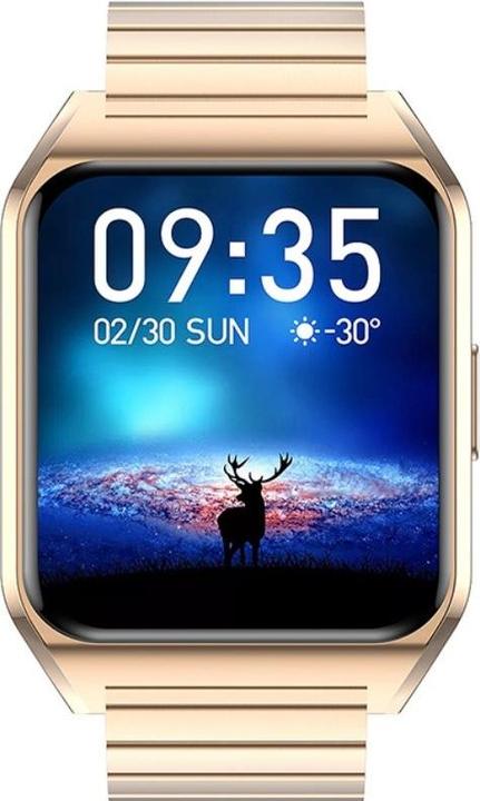Produktbild Unisex-Smartwatch RNCE89 – Anrufe tätigen, individuelle Zifferblätter (sr035b)